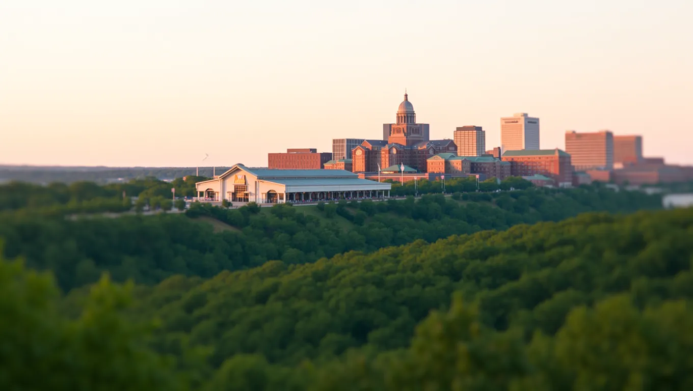 Scenic view of Lexington, KY landscape representing local residents seeking best bad credit personal loans Lexington, KY