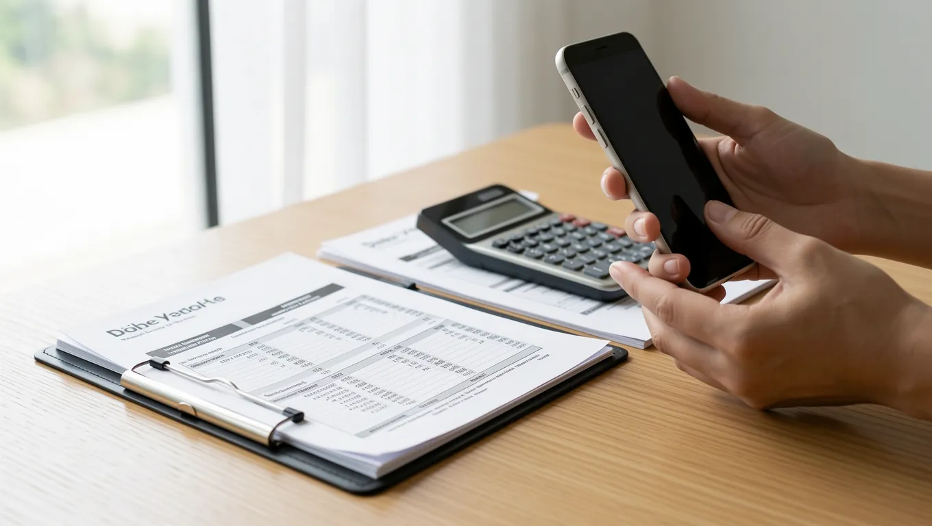 Organizing financial documents for negotiation