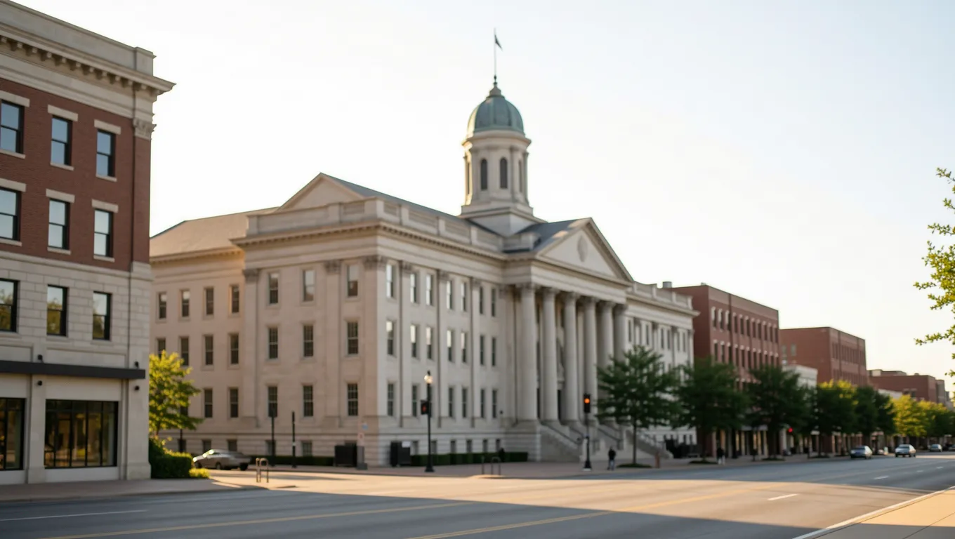 Scenic views of Lexington KY skyline for low amount personal loans Lexington, KY.