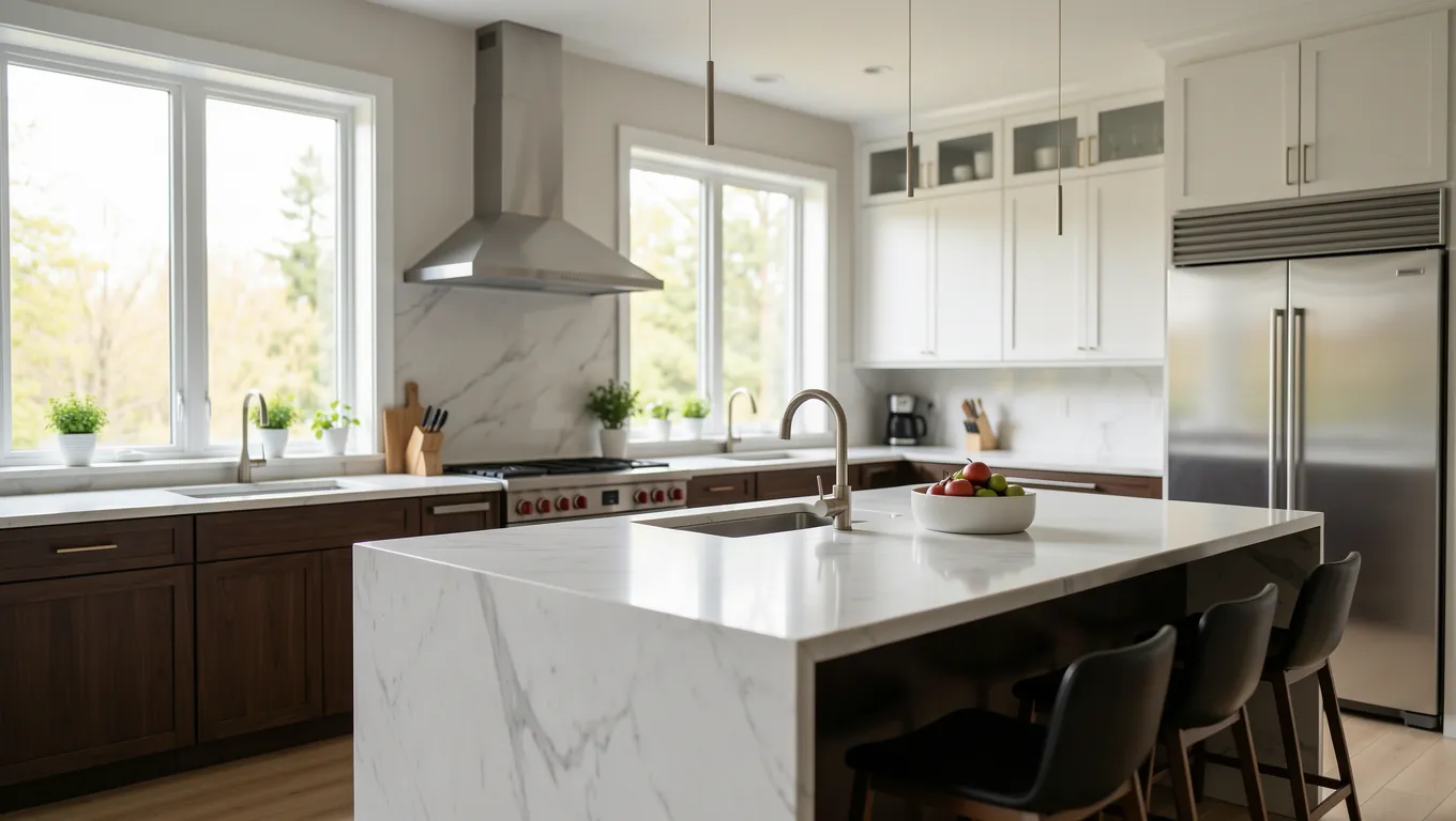 Modern kitchen renovation funded by a personal line of credit Lexington, KY