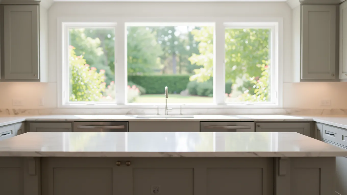 Modern renovated kitchen showing home improvement funded by personal loans up to $25000 Lexington, KY