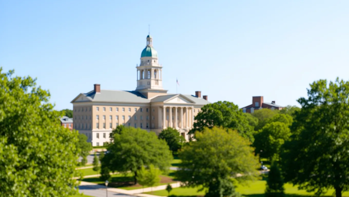 A scenic view of Lexington, KY showcasing local landmarks for signature loans in Lexington, KY.